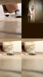 高清校园厕拍 两个女同学一起等厕所