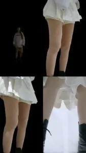 路边公厕全景偷拍两位出来散步的美女