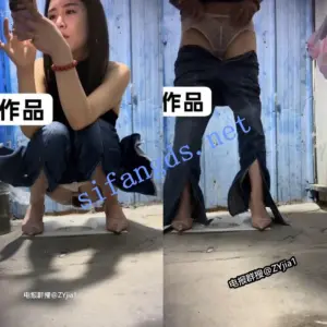 手机移动拍摄 蓝色铁皮瓦简陋旱厕