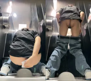 餐厅女厕全景偷拍三位美女的各种小黑鲍鱼