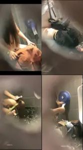 数位漂亮小姐姐大小便，穿裙子真不方便，需要脱光了才行