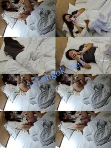 情趣房酒店6-12 骚女友跟异地男友视频通话 手机特写给看穴