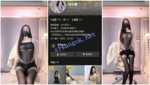 【抖音福利】情趣翘臀高挑黑丝御姐【何小菱】撅起臀诱惑